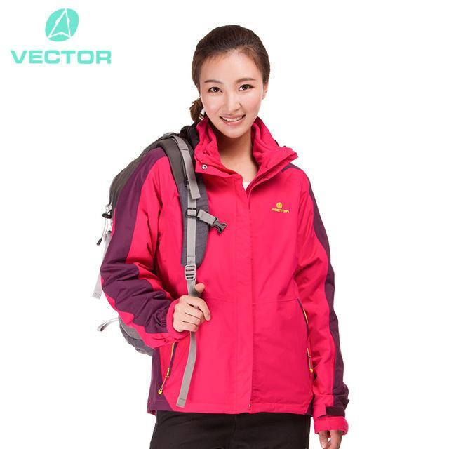 Vector Warm Winter Outdoor Rain Jacket Women Windproof Waterproof Mountaineering-VECTOR official store-Red-S-Bargain Bait Box