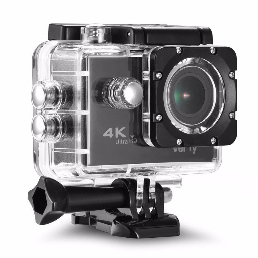 Vefly 2.0 Inch Screen Wifi 1080P 4K Waterproof Sports Action Camera, Black-Action Cameras-VeFly Store-Standard-Bargain Bait Box