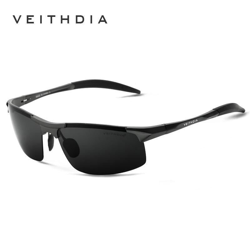 Veithdia Aluminum Mens Sunglasses Polarized Sun Glasses Driving Eyewear For-Polarized Sunglasses-Bargain Bait Box-black with box 1-Bargain Bait Box