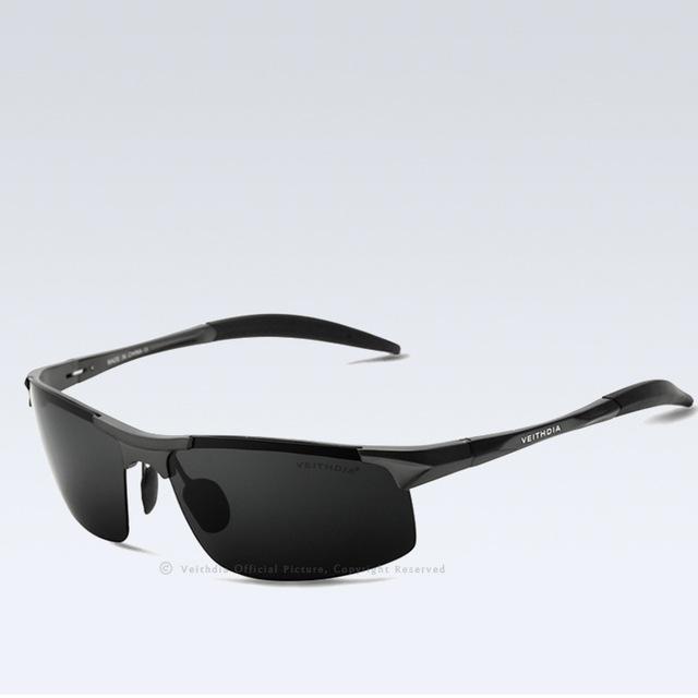 Veithdia Aluminum Mens Sunglasses Polarized Sun Glasses Driving Eyewear For-Polarized Sunglasses-Bargain Bait Box-gray with box 2-Bargain Bait Box