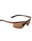 Veithdia Men'S Polarized Sunglasses Rimless Rectangle Driving Glasses Mirror-Polarized Sunglasses-Bargain Bait Box-Brown with box2-Bargain Bait Box