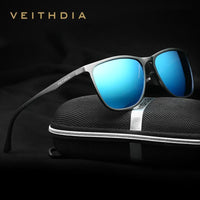 Veithdia Retro Aluminum Magnesium Men'S Sunglasses Polarized Lens Vintage-Polarized Sunglasses-Bargain Bait Box-black with box 1-Bargain Bait Box