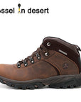 Vessel In Desert Hot Sale Waterproof Men'S Hiking Boots Outdoor Breathable Boots-4X4 Wheel Drive Waterproof Outdoor Shoes-Black-5.5-Bargain Bait Box