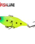 Vib Hard Lure 58Mm 12.5G Plastic Lure With Ball And Treble Hooks Vib Crankbait-Afishlure Official Store-Leopard Yellow-Bargain Bait Box
