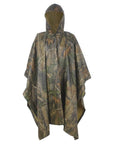 Vilead 6 Colors Multifunction Military Raincoat Emergency Camo Rain Poncho For-Vilead GoTravel Store-Maple Camo-Bargain Bait Box