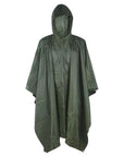 Vilead 6 Colors Multifunction Military Raincoat Emergency Camo Rain Poncho For-Vilead GoTravel Store-Pure Green-Bargain Bait Box