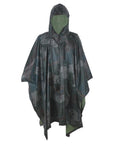 Vilead 6 Colors Multifunction Military Raincoat Emergency Camo Rain Poncho For-Vilead GoTravel Store-US Camo-Bargain Bait Box