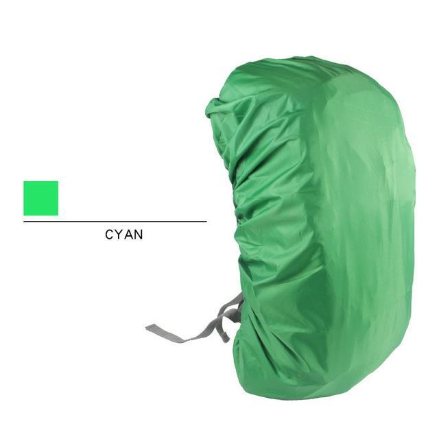 Vilead 70L Pure Color Large Backpack Rainproof Cover Camping Mountaineering-Vilead GoTravel Store-Cyan-Bargain Bait Box