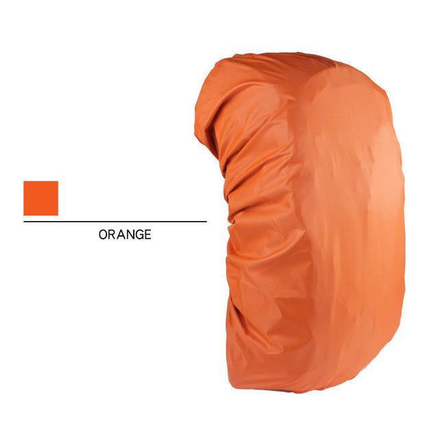 Vilead 70L Pure Color Large Backpack Rainproof Cover Camping Mountaineering-Vilead GoTravel Store-Orange-Bargain Bait Box