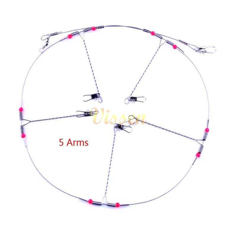 Vissen Trace Fishing Wire Stainless Steel Fishing Wire Leader Arms With Rigs-VISSEN Official Store-7cm 1 arms-Bargain Bait Box