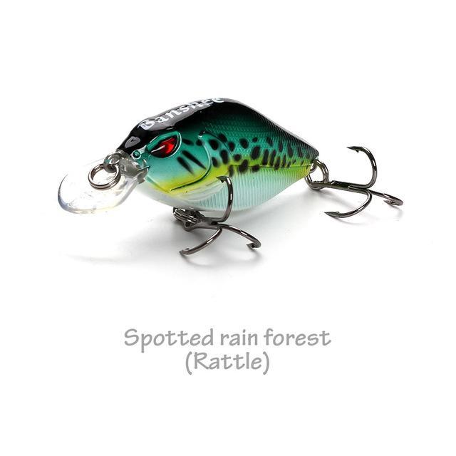 Vkr01-58 Crankbait Fishing Lure 1Pcs 1~1.5M Mini Crank Isca Artificial Hard Bait-Water Skills Store-Spotted rain forest-Bargain Bait Box