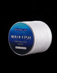 Walk Fish 100M 8 Strand Braid Fishing Line Rope Super Strong Smoother 100% Pe-WALK FISH Store-White-0.6-Bargain Bait Box