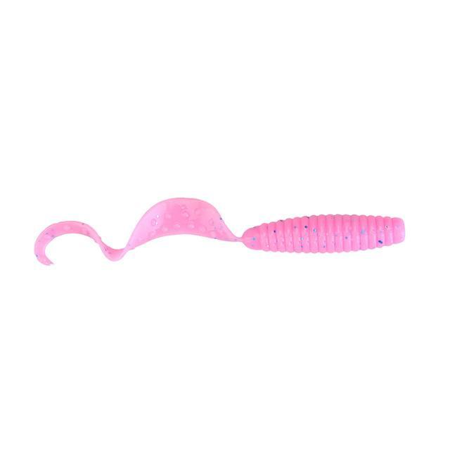 Walk Fish 10Pcs/Lot 9Cm 2.5G Curly Tail Soft Lure Big Twisted Tail Soft Grubs-WALK FISH Official Store-WFSF22 006-Bargain Bait Box