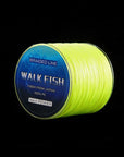 Walk Fish 150M 4 X Braided Fishing Line 9 Colors Super Pe Strong Strength Fish-WALK FISH Store-Yellow-0.6-Bargain Bait Box
