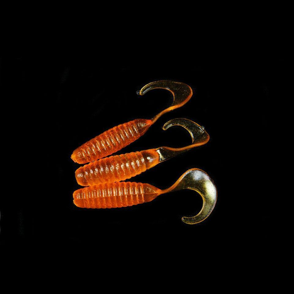 Walk Fish 16Pcs/Lot 30Mm Curly Tail Grub Artificial Panfish Crappie Bream-Capital Fishing Tackle(WeiHai)Co.,Ltd-1-Bargain Bait Box