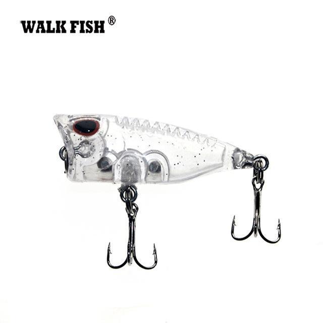 Walk Fish 1Pcs 3Cm 4G Mini Popper Fishing Lure Model Hard Bait 7 Colors 12