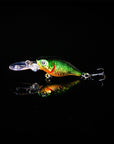 Walk Fish 1Pcs 6Cm 4.3G 3D Eyes Fishing Lure Crank Bait Crankbait Wobbler With-WALK FISH Store-A 1-Bargain Bait Box