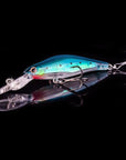 Walk Fish 1Pcs 9Cm 7.3G Hard Bait Laser Luminous Minnow Fishing Lures Bass Fresh-WALK FISH Store-F 6-Bargain Bait Box