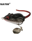 Walk Fish 1Pcs High Quality Bells Sound Mouse Lure 5Cm 10.5G Floating Simulation-WALK FISH Official Store-F006 001-Bargain Bait Box