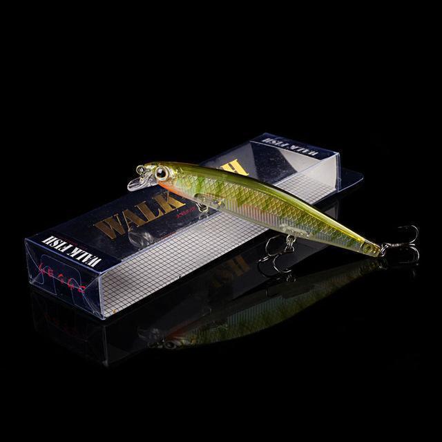 Walk Fish 1Pcs Model Fishing Lures Laser Minnow Hard Bait 110Mm 13G-WALK FISH Store-C 3-Bargain Bait Box