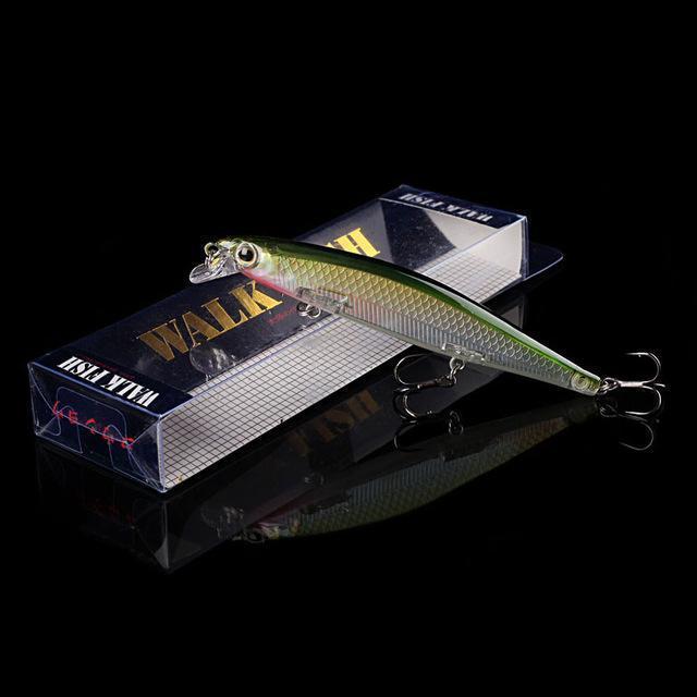 Walk Fish 1Pcs Model Fishing Lures Laser Minnow Hard Bait 110Mm 13G-WALK FISH Store-D 4-Bargain Bait Box