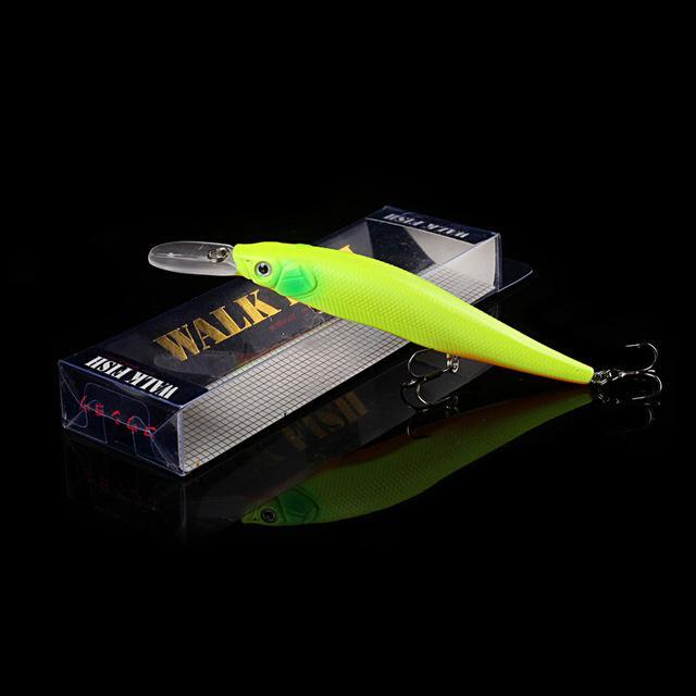 Walk Fish 1Pcs Professional 13.5Cm 15.9G Fishing Lure Minnow Hard Bait With 3-WALK FISH Store-A 1-Bargain Bait Box