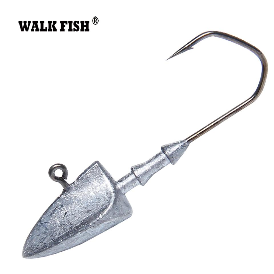 Walk Fish 5Pcs/Lot Head Hooks 3.5G 5G 7G 10G 14G 20G Lead Head Hook Lure Hook-Jig Heads for Swimbaits-GobyGo Store-5Pcs 3.5 G-Bargain Bait Box