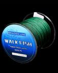 Walk Fish Brand 300M 330Yards Pe Braided Fishing Line 4 Stands 12Lb 18Lb 28Lb-WALK FISH Store-Green-0.6-Bargain Bait Box