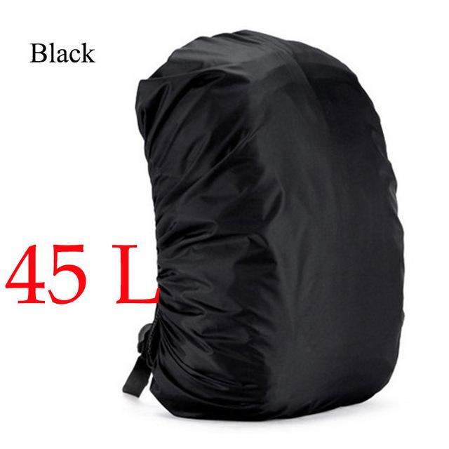 Waterproof Bag Backpack Rain Cover 35-80L Mochila Camping Travel Sports Bag-AiLife Outdoor Store-Black 45L-Bargain Bait Box
