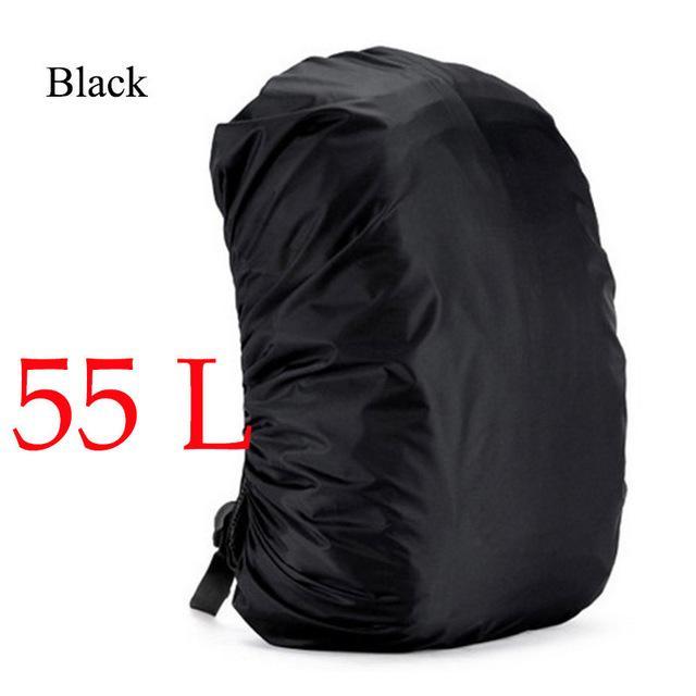 Waterproof Bag Backpack Rain Cover 35-80L Mochila Camping Travel Sports Bag-AiLife Outdoor Store-Black 55L-Bargain Bait Box