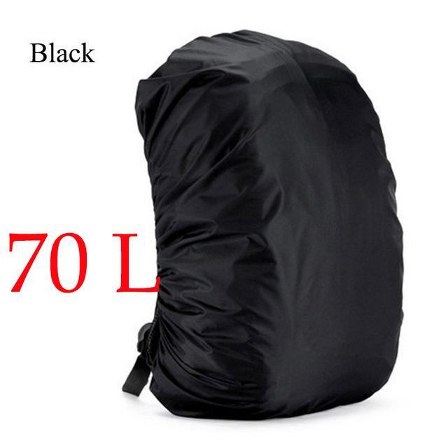 Waterproof Bag Backpack Rain Cover 35-80L Mochila Camping Travel Sports Bag-AiLife Outdoor Store-Black 70L-Bargain Bait Box
