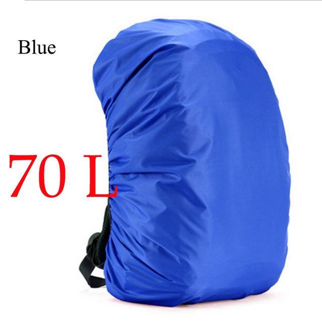 Waterproof Bag Backpack Rain Cover 35-80L Mochila Camping Travel Sports Bag-AiLife Outdoor Store-Blue 70L-Bargain Bait Box