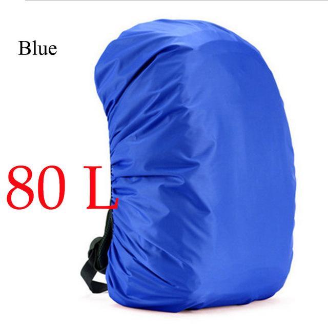 Waterproof Bag Backpack Rain Cover 35-80L Mochila Camping Travel Sports Bag-AiLife Outdoor Store-Blue 80L-Bargain Bait Box