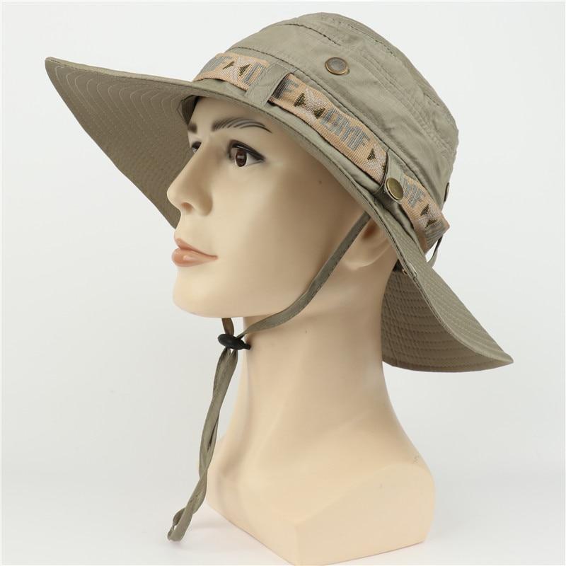 Waterproof Bucket Hat Summer Men Women Boonie Hat Outdoor Uv Protection Wide-Men&#39;s Bucket Hats-CAMOLAND Official Store-Army Green-Bargain Bait Box