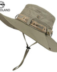 Waterproof Bucket Hat Summer Men Women Boonie Hat Outdoor Uv Protection Wide-Men's Bucket Hats-CAMOLAND Official Store-Army Green-Bargain Bait Box