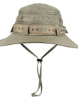 Waterproof Bucket Hat Summer Men Women Boonie Hat Outdoor Uv Protection Wide-Men's Bucket Hats-CAMOLAND Official Store-Beige-Bargain Bait Box