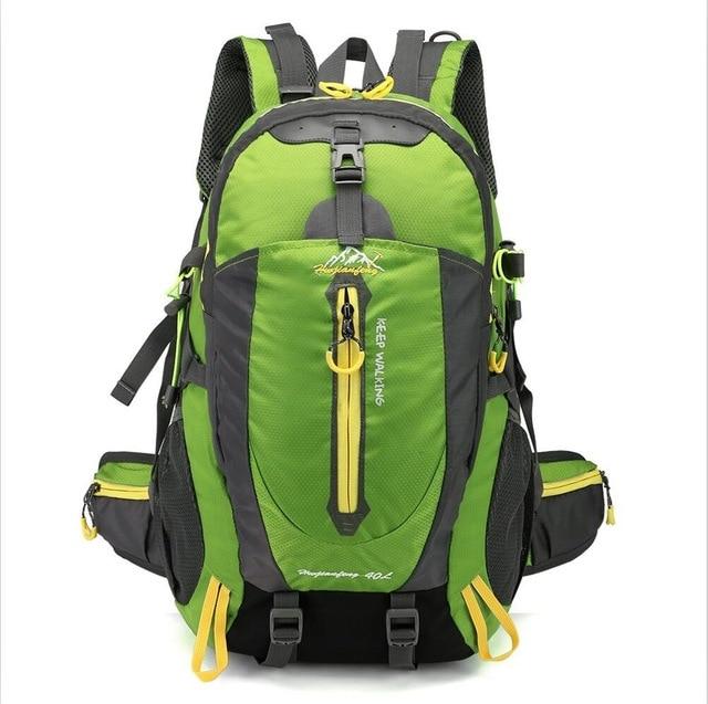 Waterproof Climbing Backpack Rucksack 40L Outdoor Sports Bag Travel Backpack-Climbing Bags-FAFAIR Store-Green 40L-30 - 40L-China-Bargain Bait Box