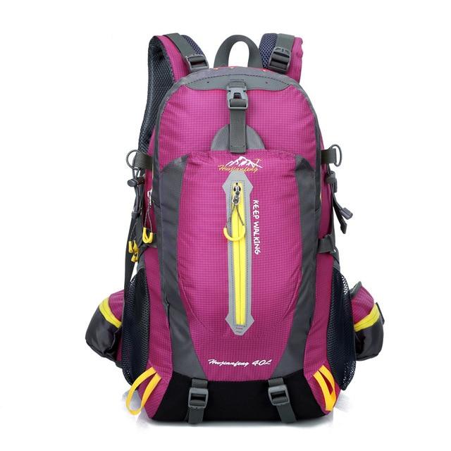 Waterproof Climbing Backpack Rucksack 40L Outdoor Sports Bag Travel Backpack-Climbing Bags-FAFAIR Store-Rose 40L-30 - 40L-China-Bargain Bait Box