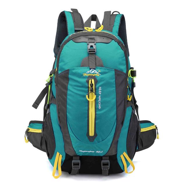 Waterproof Climbing Backpack Rucksack 40L Outdoor Sports Bag Travel Backpack-Climbing Bags-FAFAIR Store-Teal 40L-30 - 40L-China-Bargain Bait Box