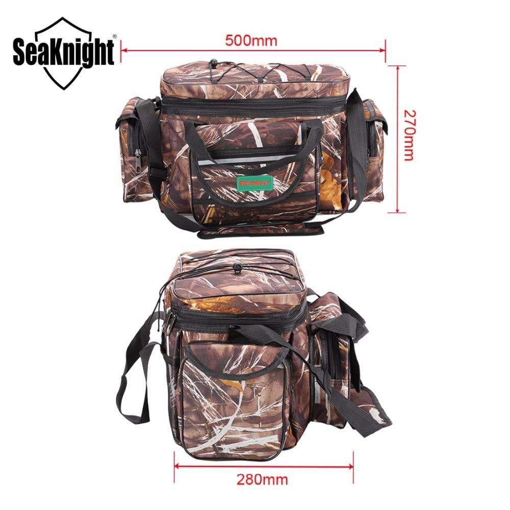 Waterproof Fishing Bag Large Multi Functional Fishing Tackle Pack Outdoor-Fishing Bags-SeaKnight Official Store-Camouflage-Bargain Bait Box