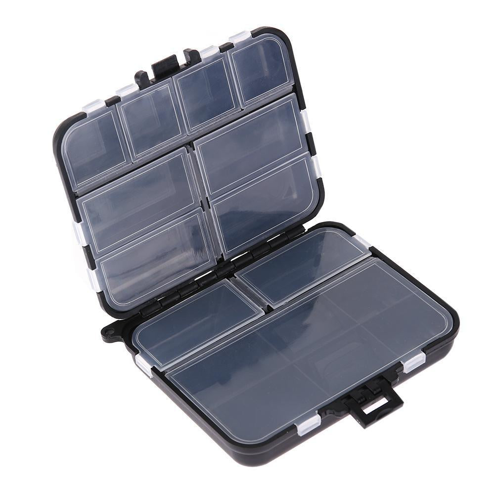 Waterproof Fishing Tackle Boxes Fishing Lure Bait Hook Storage Case Tackle Box-Rocksport Store-10 Compartments-Bargain Bait Box
