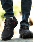 Waterproof Hiking Shoes Man Climbing Shoes Mountain Outdoor Sport Boot-YUG China Store-Black-7-Bargain Bait Box