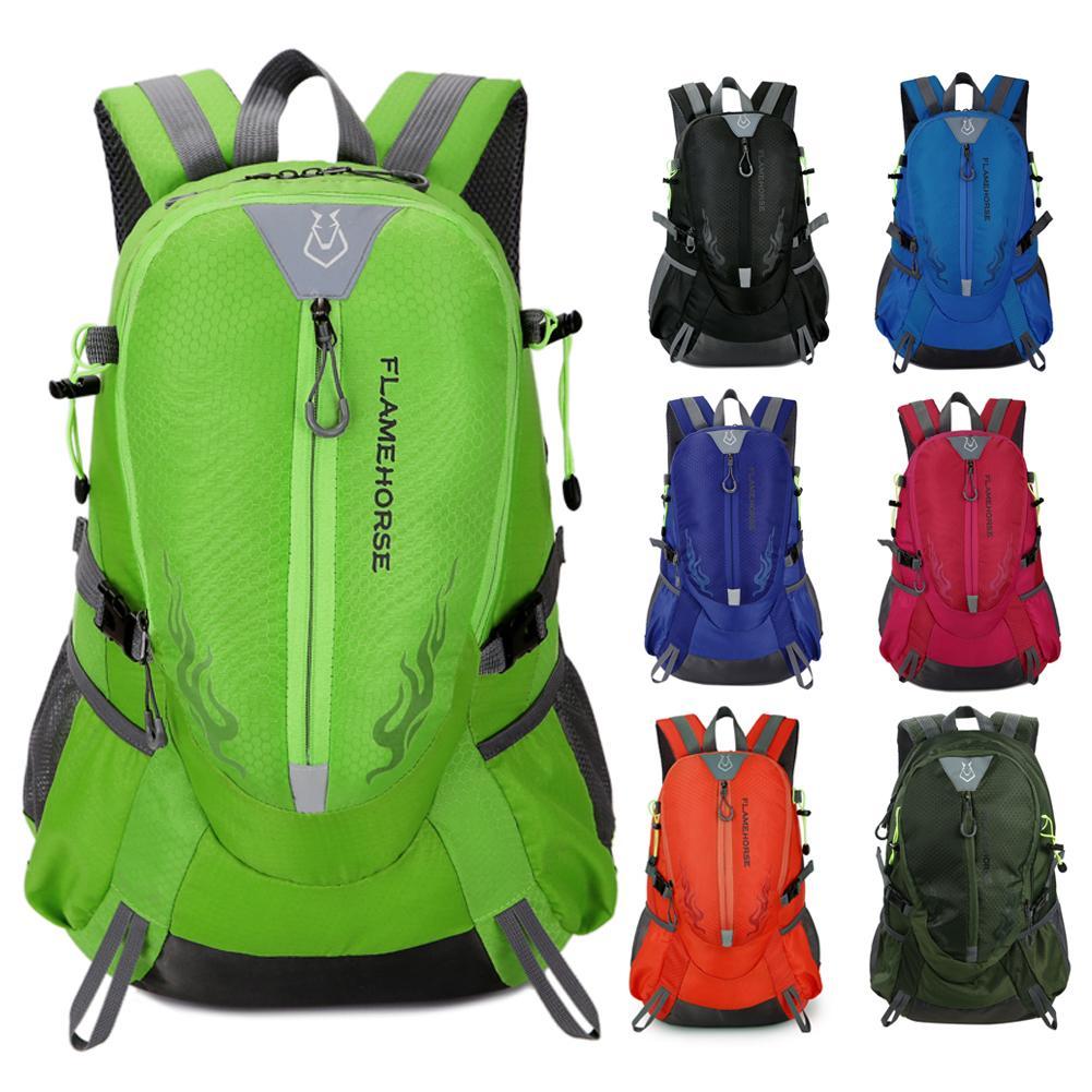 Waterproof Nylon Men Women Backpack Sports Bag Unisex Travel Bag Mountain-Agreement-Black Color-Bargain Bait Box