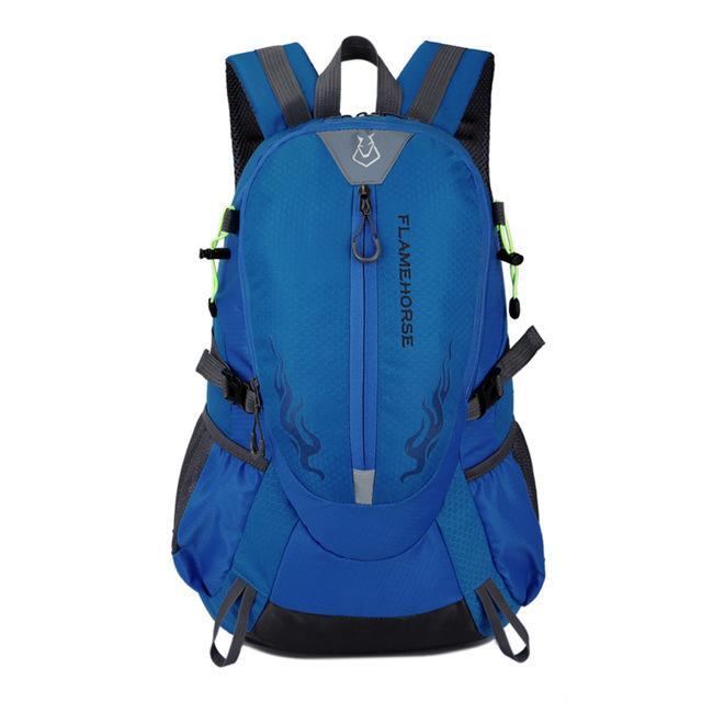 Waterproof Nylon Men Women Backpack Sports Bag Unisex Travel Bag Mountain-Agreement-Sky Blue-Bargain Bait Box