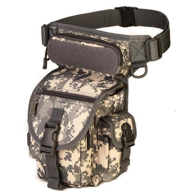Waterproof Nylon Tactical Drop Leg Bag Molle System Hunting Tool Waist Pack Belt-ettosports Store-acu shuma-Bargain Bait Box