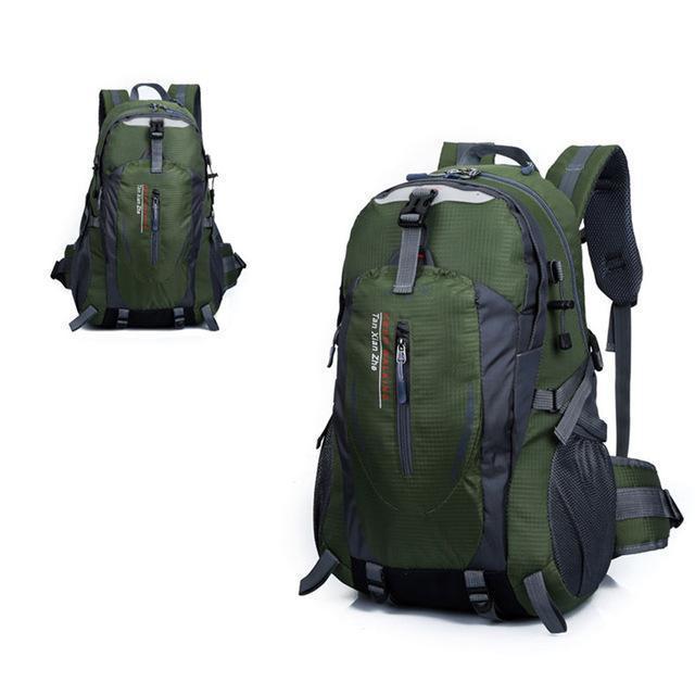 Waterproof Outdoor Climbing Backpack Men Women Camping Hiking Athletic Travel-Outdoor Travel Shop Store-Army Green-Bargain Bait Box