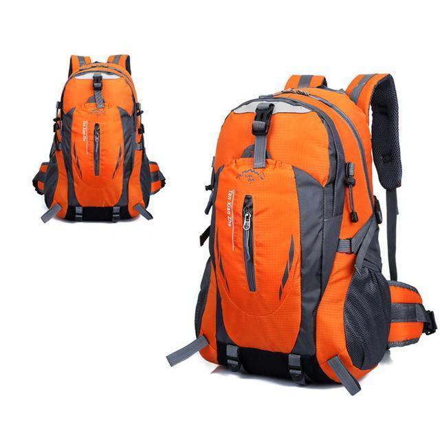 Waterproof Outdoor Climbing Backpack Men Women Camping Hiking Athletic Travel-Outdoor Travel Shop Store-Orange-Bargain Bait Box