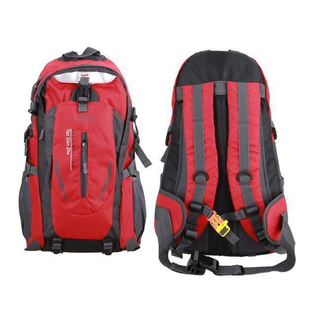 Waterproof Outdoor Climbing Backpack Men Women Camping Hiking Athletic Travel-Outdoor Travel Shop Store-Red Color-Bargain Bait Box