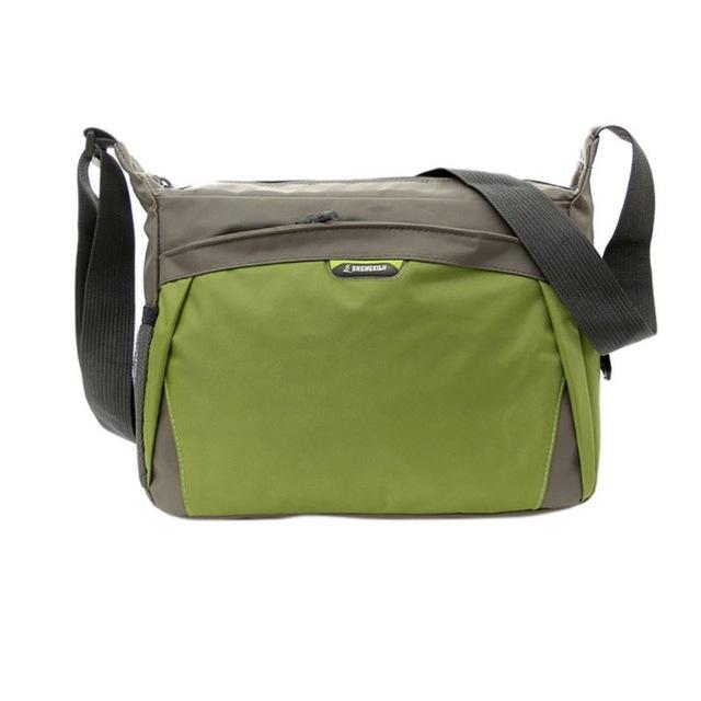 Waterproof Outdoor Travel Bags Bag Women&#39;S Handbag Sports Bag Nylon Bag-Yue Che Store-Green-Bargain Bait Box