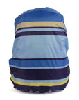 Waterproof Rain Cover Backpack Raincoat Suit For 18-25L Hiking Outdoor Bag-ye zhan yin qi shi-Blue stripes-Bargain Bait Box